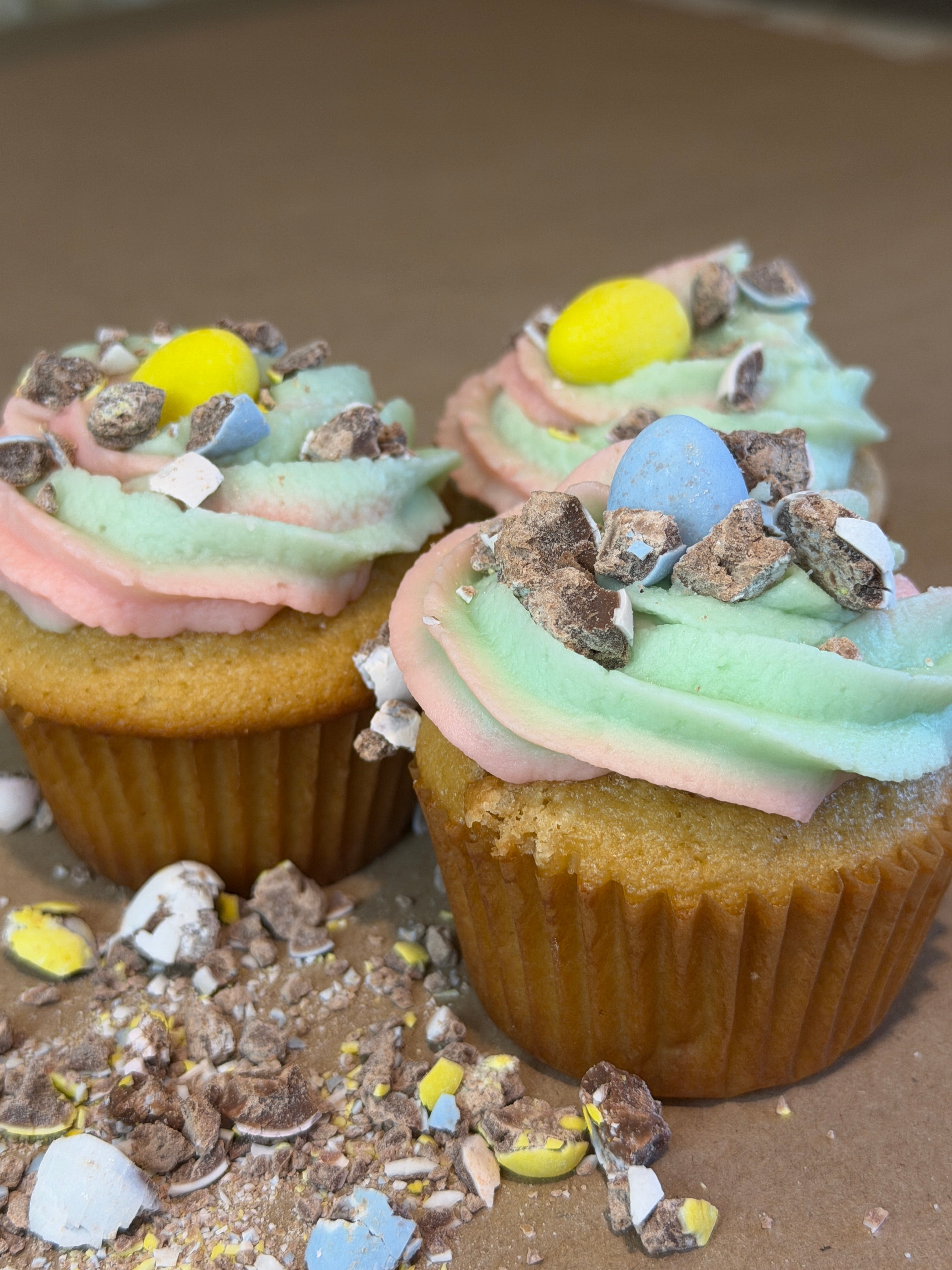 Easter Cupcakes with Pastel Frosting (6)